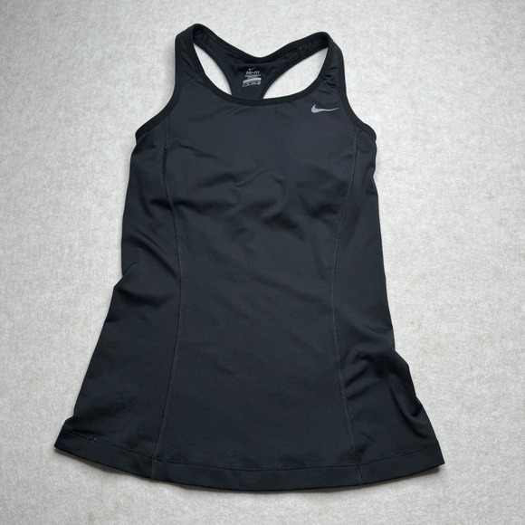 Nike Tops - Nike Dri-FIT Tank Top Racerback Sleeveless Athletic Workout Black
